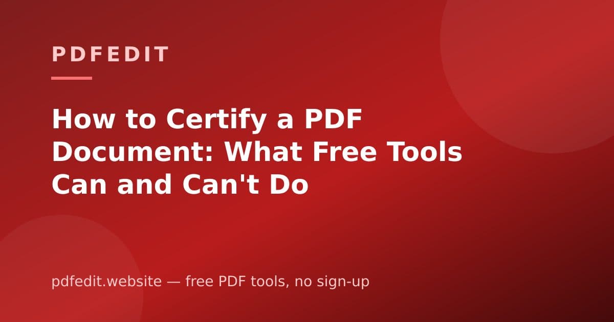 A certificate seal and ribbon beside a PDF document