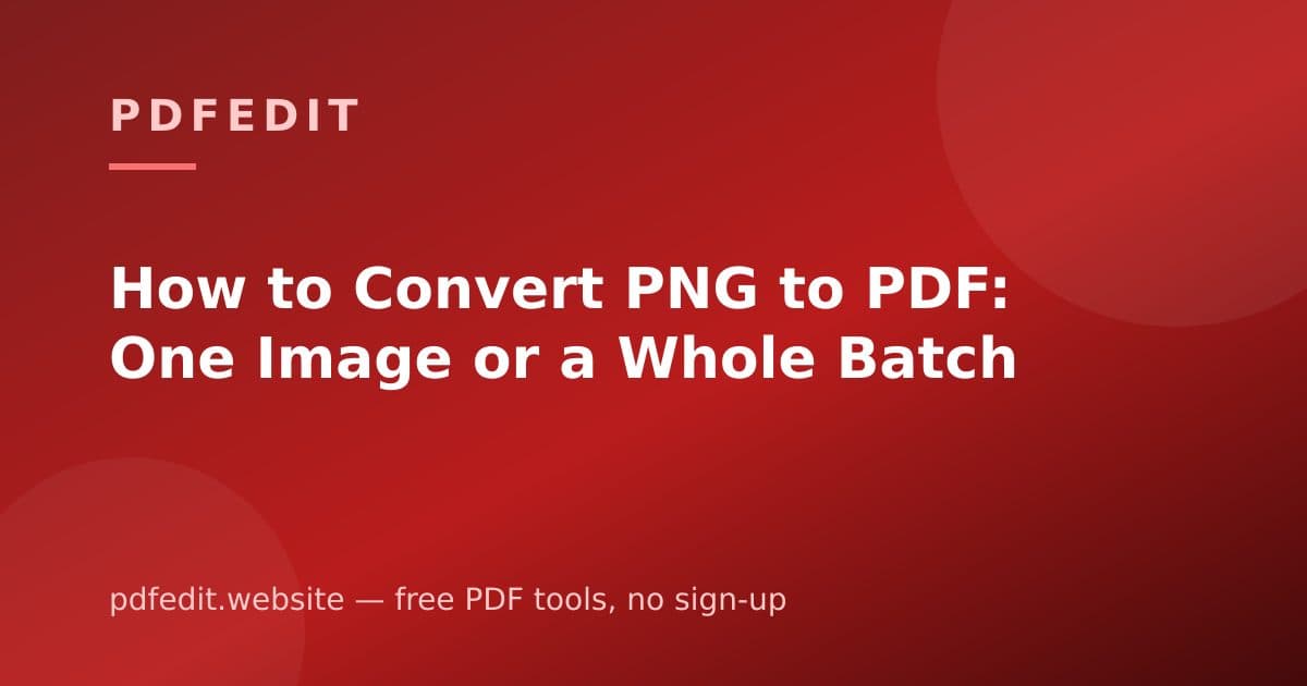 Several PNG images being combined into a single PDF document on a desk