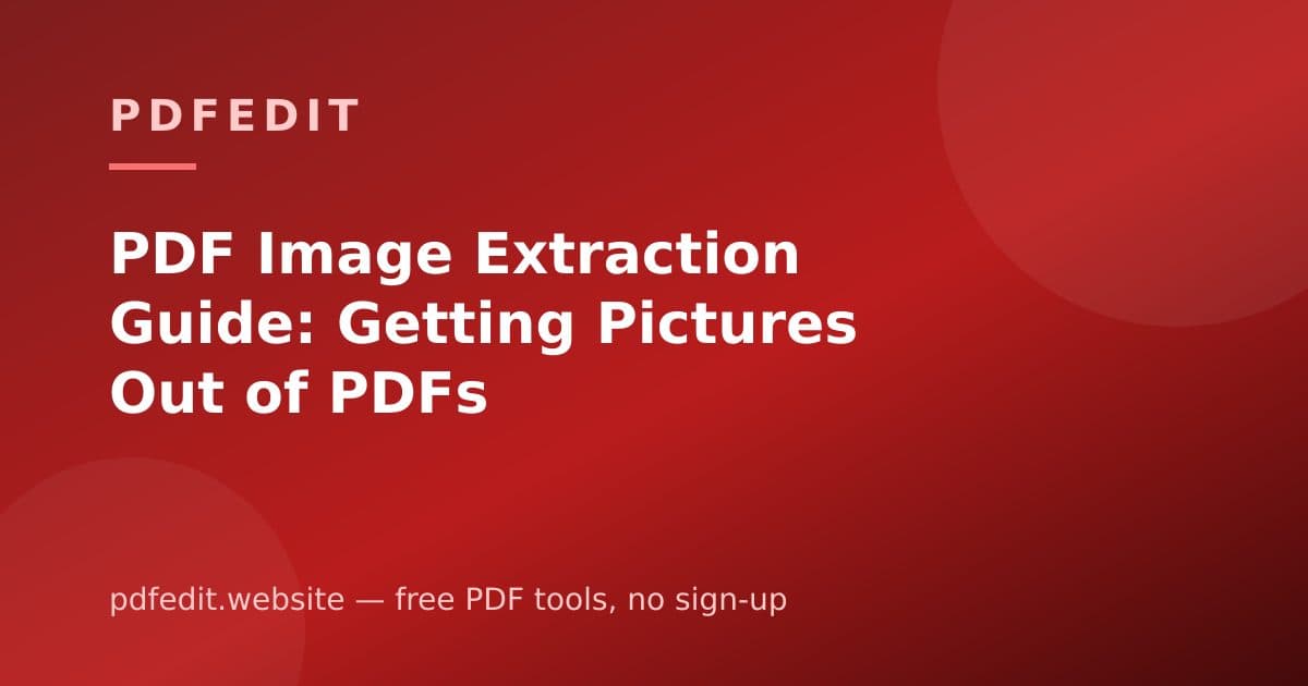 Photos and graphics being lifted out of the pages of a PDF document