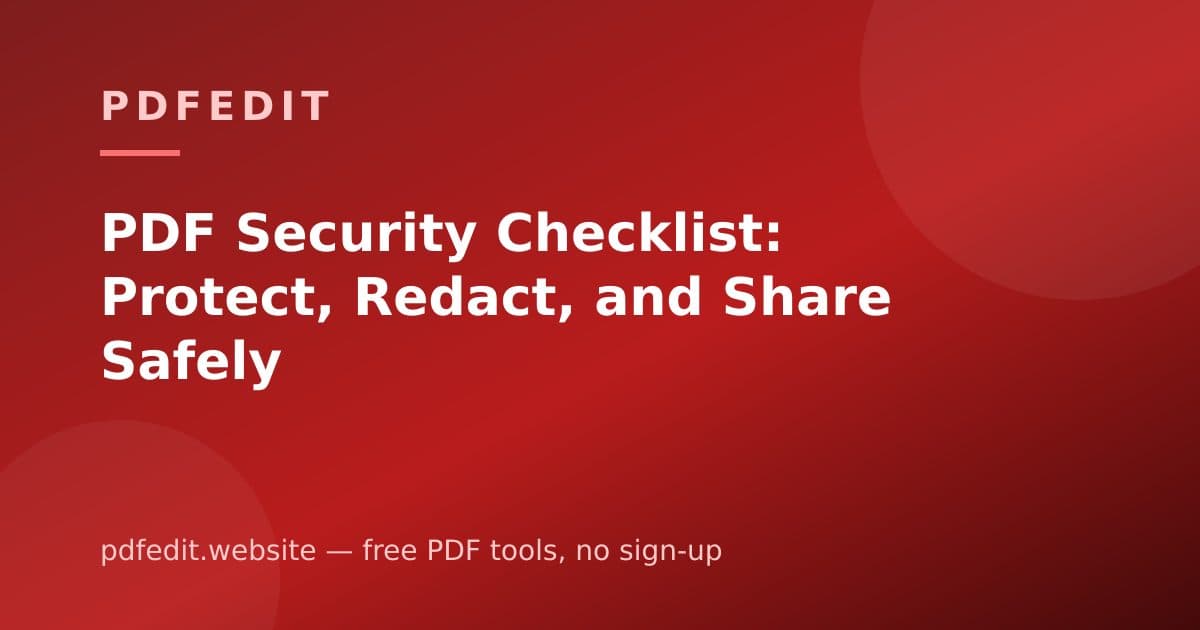 A checklist with shield icons beside a locked PDF document